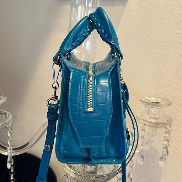 ✨Balenciaga Neo Classic Crocodile Embossed Mini Shoulder Bag✨like new - Picture 5 of 10